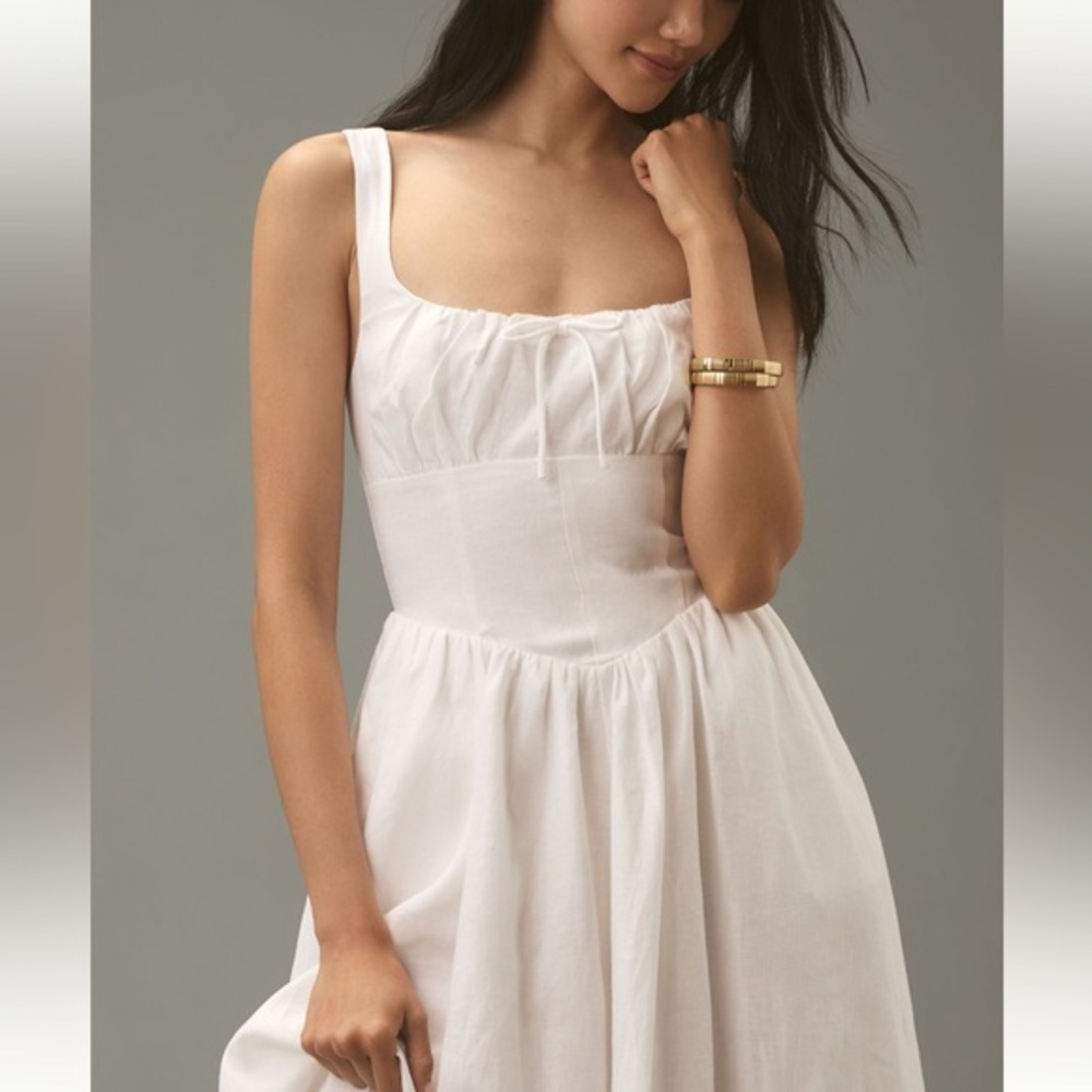 🤍NWOT Reformation Balia Dress White